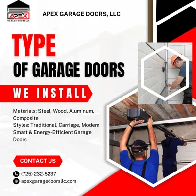 Type of Garage Door we Install