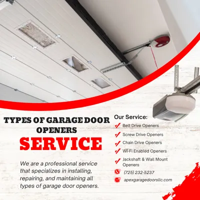 Types of Garage Door Openers We Service