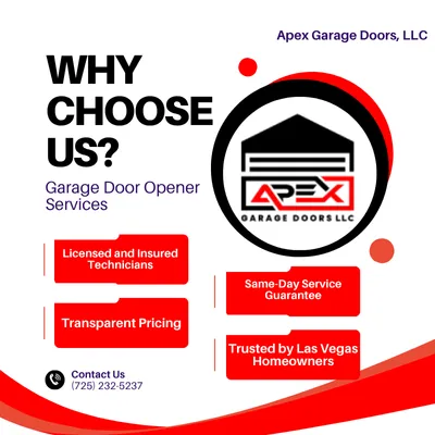 Why Choose Us for Garage Door Opener Services in Las Vegas