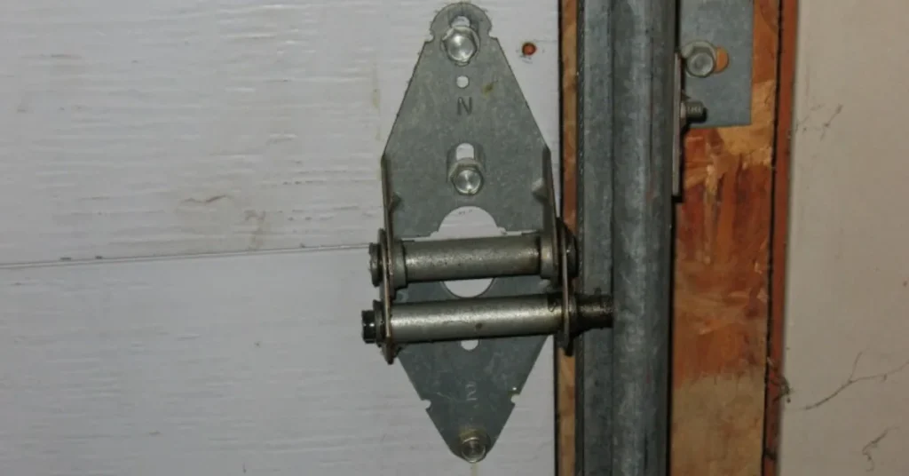 garage door hinge replacement