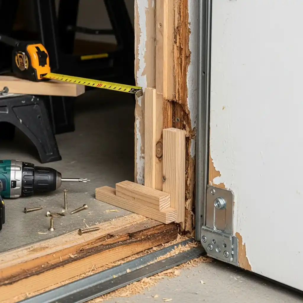 Garage Door Jamb Repair