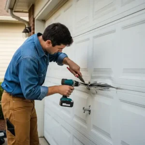 How to Repair a Garage Door Panel