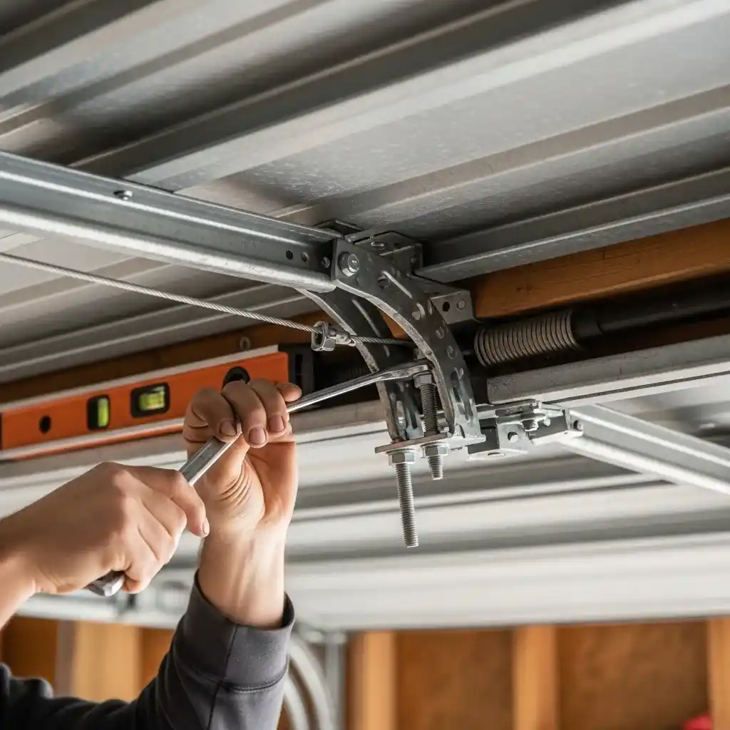Garage Door Track Repair