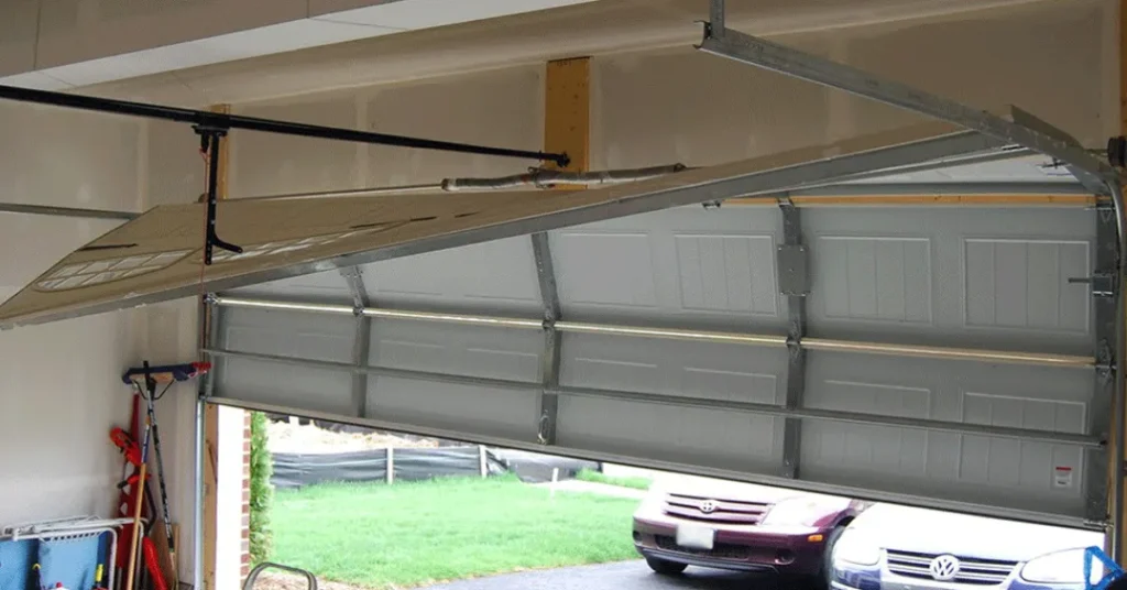 garage door off track repair