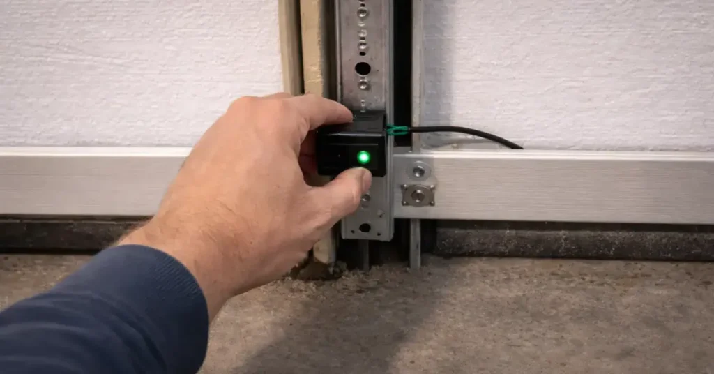 garage door safety sensor alignment