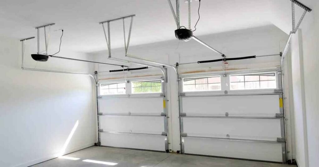 flush panel garage door