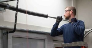 fixing spring garage door