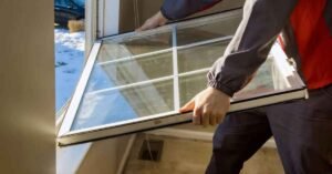 garage door window glass replacement